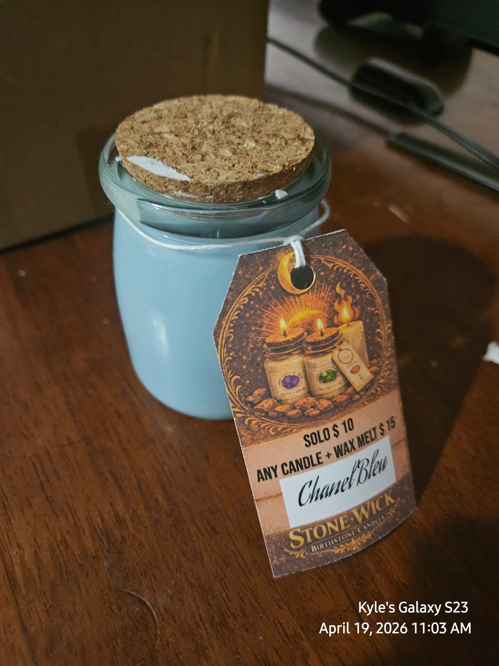 Chanel Blue Candle