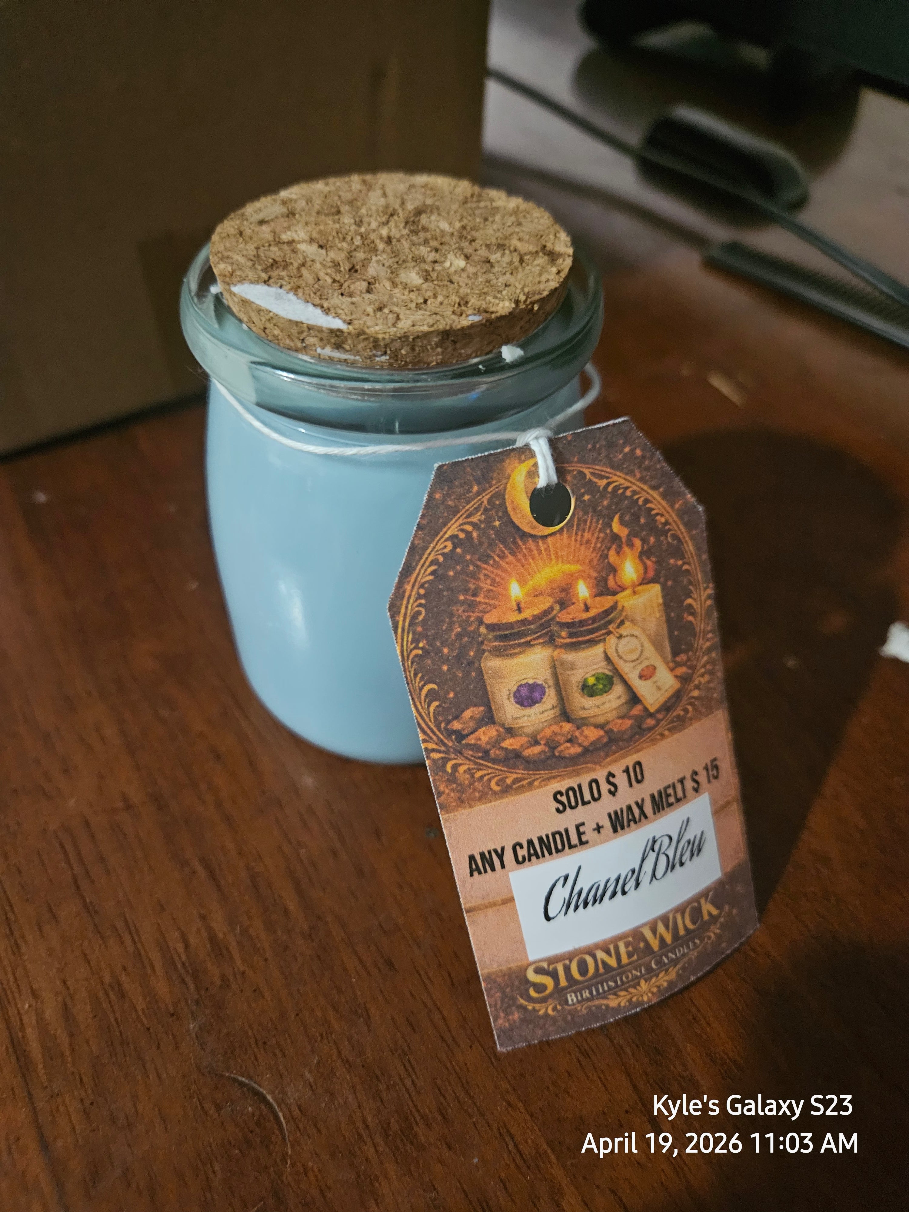 Chanel Blue Candle
